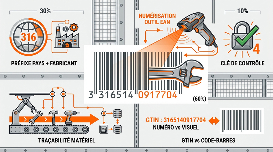 Comprendre le code EAN outillage