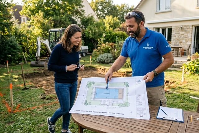 RDV avec un constructeur de piscine